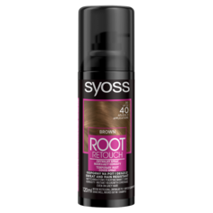 Syoss Root Retouch маскирующий спрей для восстановления роста, смываемый, коричневый, 120 мл