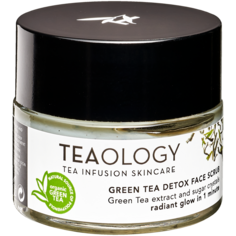Teaology Tea Infusion Skincare скраб для лица на основе зеленого чая и настоя сахара, 50 мл