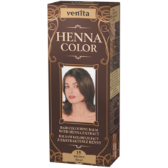 Venita Henna Color оттеночный бальзам с экстрактом хны для волос 15 каштановый, 75 мл