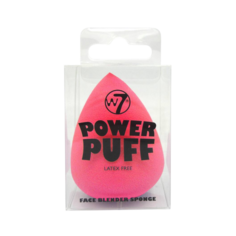 W7 Power Puff розовый спонж для макияжа, 1 шт.