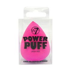 W7 Power Puff ярко-розовый спонж для макияжа, 1 шт.