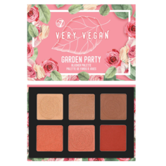 W7 Very Vegan Garden Party Blush Palette палетка для макияжа лица, 15 г