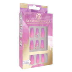 W7 Glamorous Nails накладные ногти Get Glam, 24 шт/уп