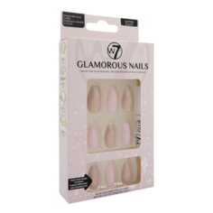 W7 Glamorous Nails накладные ногти Glitter &amp; Glitz, 24 шт/1 упаковка