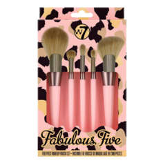 W7 Fabulous Five набор кистей для макияжа, 5 шт/1 упаковка
