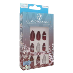 W7 Glamorous Nails Накладные ногти «сахар и специи», 24 шт./уп.