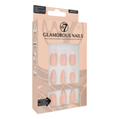 W7 Glamorous Nails накладные ногти High Tea, 24 шт/1 упаковка