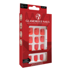 W7 Glamorous Nails накладные ногти Red Carpet, 24 шт/1 упаковка