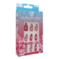 W7 Glamorous Nails накладные ногти Candy Sleigh, 24 шт/уп