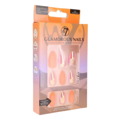 W7 Glamorous Nails накладные ногти Fun Glowstick, 24 шт/1 упаковка