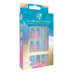 W7 Glamorous Nails накладные ногти Ice Ice, 24 шт/1 упаковка