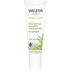 Weleda Naturally Clear средство от прыщей с корой ивы для лица, 10 мл