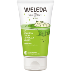 Weleda Kids шампунь для волос и гель для тела живой лайм, 150 мл