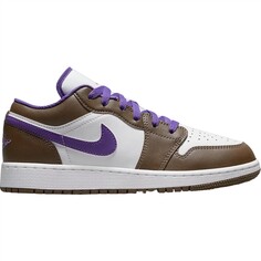 Кроссовки Nike Air Jordan 1 Low, коричневый/мультиколор