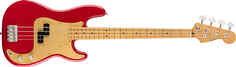 Бас-гитара Fender Vintera &apos;50s Precision Bass — кленовый гриф, цвет Dakota Red с сумкой Deluxe GigBag