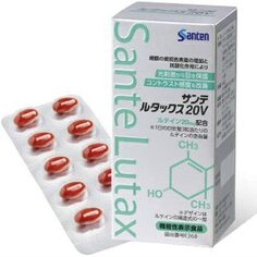 Витамины и минералы Santen Pharmaceutical Sunte Lutax 20V, 90 капсул САНТЭН