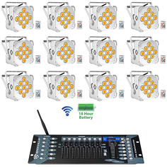 Прожектор Rockville Best PAR 60 заливающего света + беспроводной контроллер DMX Best PAR 60 White + Rockforce W2