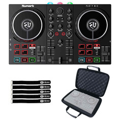 DJ-контроллер Numark Party Mix II для Serato LE со встроенным световым шоу и чехлом Numark Party Mix II DJ Controller for Serato LE w Built-In Light Show &amp; Case