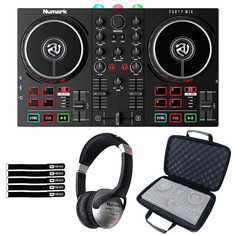 DJ-контроллер Numark Party Mix II для программного обеспечения Serato LE с наушниками и чехлом Numark Party Mix II DJ Controller for Serato LE Software w Headphones &amp; Case