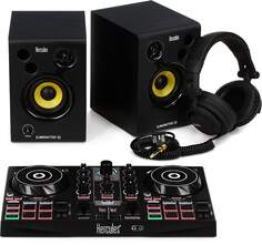 Hercules DJ DJLearning Kit — Полная диджейская система для начинающих AMS-DJ-LEARNING-KIT