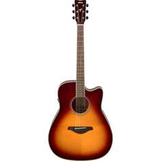 Yamaha FGC-TA TransAcoustic Acoustic Electric Guitar, Top Spruce, Brown Sunburst