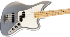 Бас-гитара Fender Player Jaguar, кленовый гриф, серебристый 0149302581