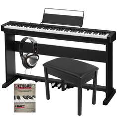 Компактное цифровое пианино Casio CDP-S160 — черный ПОЛНЫЙ НАБОР ДЛЯ ДОМА CDP-S160 Black