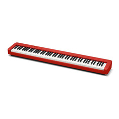 Casio CDP-S160 88-клавишная клавиатура для цифрового пианино с масштабируемой молоточковой механикой, красная CDP-S160-R