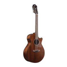 Ibanez AE2912 12-струнная электроакустическая гитара (правая рука, натуральный глянец) Ibanez AE2912 Acoustic-Electric Guitar 12 String, Natural Low Gloss