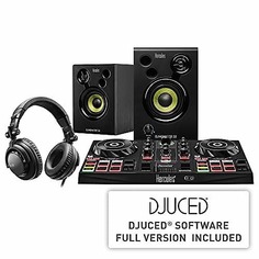 Hercules DJ-LEARNING-KIT с контроллером INPULSE-200 Универсальный стартовый комплект для диджеев