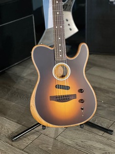 Гитара Fender Acoustasonic Player Telecaster, натуральный с тенями
