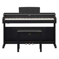 Yamaha YDP165B Традиционное цифровое пианино Arius из черного ореха со скамейкой