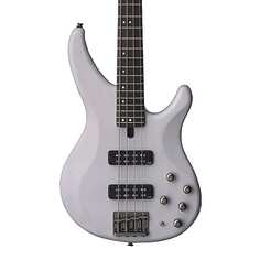 Yamaha TRBX504 4-струнная электрическая бас-гитара премиум-класса, полупрозрачная белая