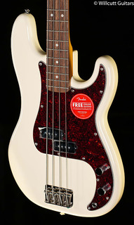 Squier Classic Vibe &apos;60s Precision Bass, гриф Laurel, бас-гитара Olympic White — CMHC21000779-8,11 lbs