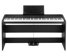 B1SP Компактное цифровое домашнее пианино со стойкой/педалью, черное Korg B1SPBK
