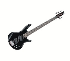 Бас-гитара Ibanez GSR205-BK 5 String Gio Series — Gloss Black 2022 Black GSR205-BK 5 String Gio Series Bass Guitar – Gloss Black