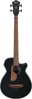 Ibanez AEGB24E AEG Электроакустическая бас-гитара Черный глянцевый AEGB24E AEG Acoustic-electric Bass Guitar