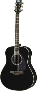 Оригинальная акустическая электрогитара Yamaha LL6 ARE Jumbo — черная LL6 ARE Original Jumbo Acoustic Electric Guitar