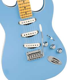 Электрогитара Fender Aerodyne Special Stratocaster, кленовый гриф, калифорнийская синяя с сумкой Deluxe Gig Bag