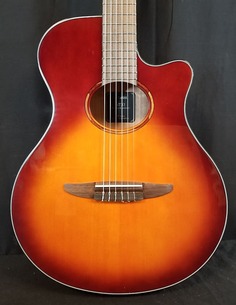 Yamaha NTX1 Акустическая электрическая классическая гитара с нейлоновыми струнами, коричневый Sunburst NTX1 BS