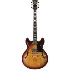 Полуакустическая гитара Yamaha SA2200, гриф из черного дерева, коричневый Sunburst SA2200 BROWN