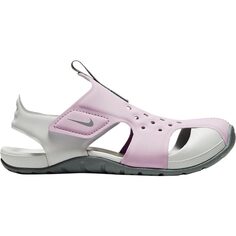 Сандалии Nike Sunray Protect 2 PS Iced Lilac, белый/розовый