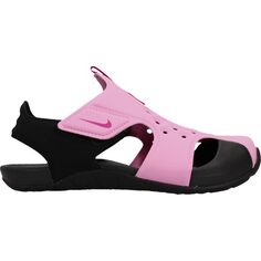 Сандалии Nike Sunray Protect 2 PS Psychic Pink, черный/розовый