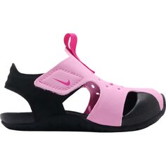 Сандалии Nike Sunray Protect 2 TD Psychic Pink, черный/розовый