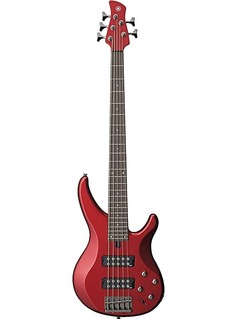 Yamaha TRBX305 5-струнная бас-гитара с палисандровой накладкой 2010-х годов - Candy Apple Red TRBX305 5-String Bass with Rosewood Fretboard