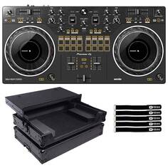 2-канальный DJ-контроллер Pioneer DDJ-REV1 в стиле Scratch с черным кейсом Pioneer DDJ-REV1 Scratch Style 2-Channel DJ Controller w Black Flight Case
