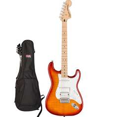 Гитара Fender Squier Affinity Stratocaster FMT HSS Sienna Sunburst с сумкой для переноски 0378152547