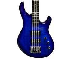 Бас-гитара PRS SE Kingfisher в цвете Faded Blue Wrap Around Burst PRS SE Kingfisher Bass Guitar in