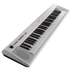 Yamaha Piaggero NP12 61-клавишная портативная клавиатура с адаптером питания - белая