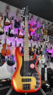 Гитара Squier Contemporary Active Precision Bass PH, закатный металлик